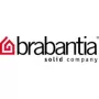 Krepšys skalbiniams Brabantia 35L tamsiai pilka ir balta