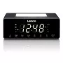 Laikrodinis radijas Lenco CR540BK – FM žadintuvas, 1,2 colio LED ekranas, reguliuojama naktinė lemputė, USB įkrovimas, stereo garsiakalbiai