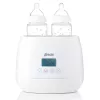 Buteliukų šildytuvas Alecto BW700TWIN – dvigubas 3-in-1 elektrinis buteliukų šildytuvas, 512 W, 230 V, baltas
