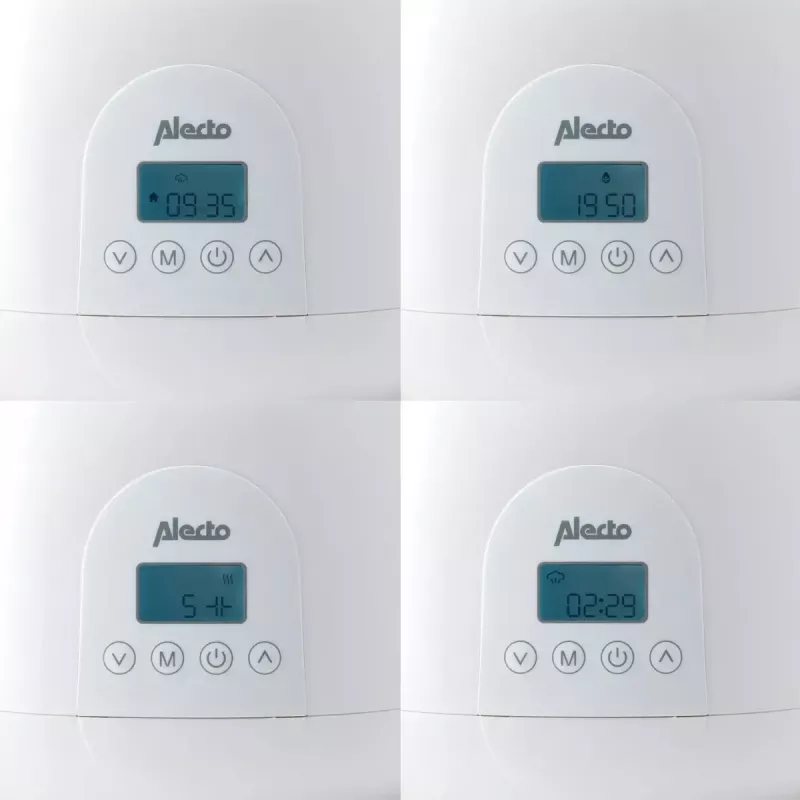 Buteliukų šildytuvas Alecto BW700TWIN – dvigubas 3-in-1 elektrinis buteliukų šildytuvas, 512 W, 230 V, baltas
