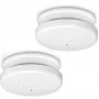 Dūmų detektorius Alecto SA20 3x — 3 vnt. pakuotė, baterijomis maitinamas, optinis, baltas