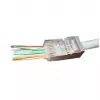 RJ-45 kištukas Gembird LC-PTF-01/100, F/UTP, rudas/sidabrinis/skaidrus, 10 vnt.