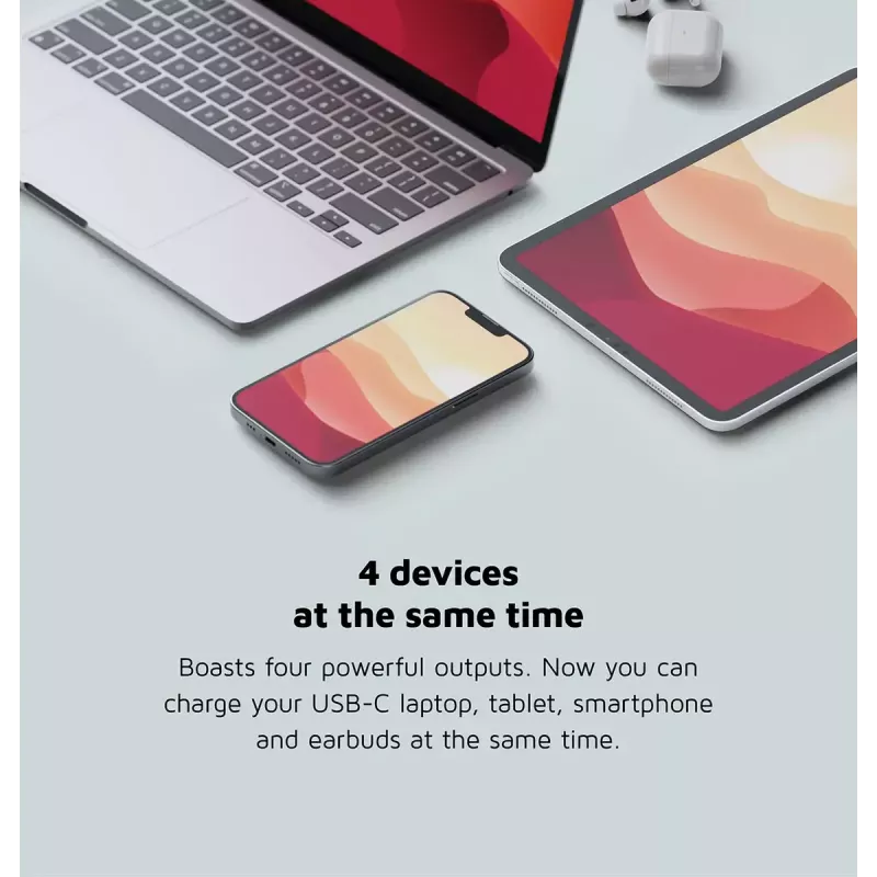 Xtorm 140W GaN² Ultra sieninis įkroviklis AC universalus 3 USB Type-C greitas įkrovimas