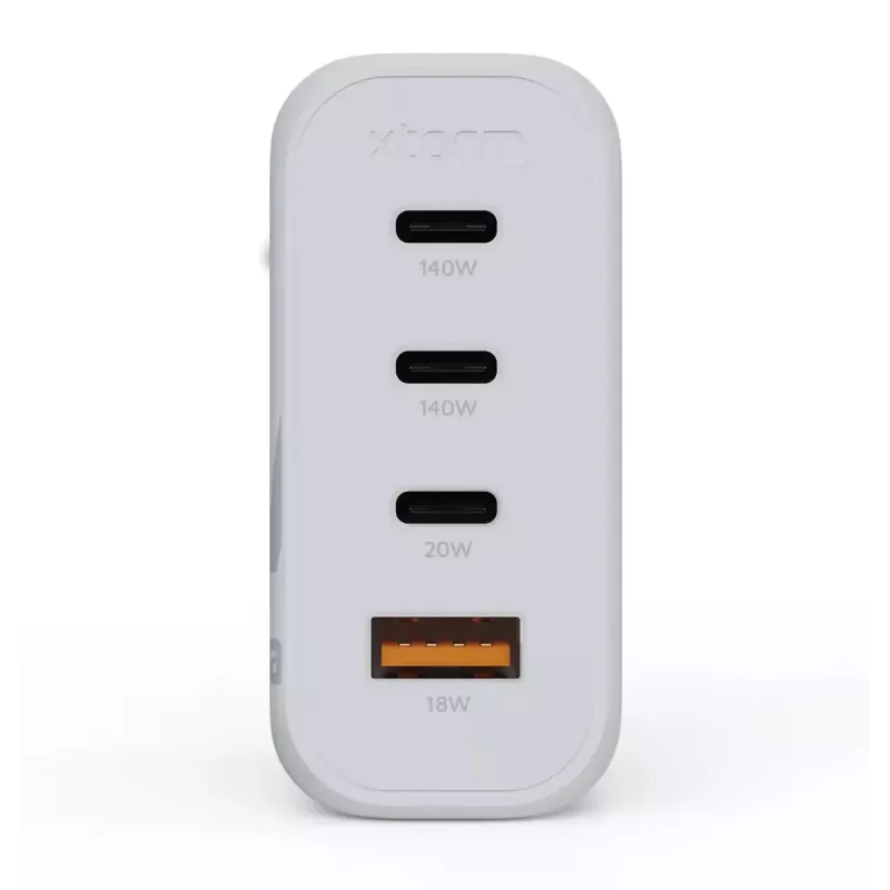 Xtorm 140W GaN² Ultra sieninis įkroviklis AC universalus 3 USB Type-C greitas įkrovimas