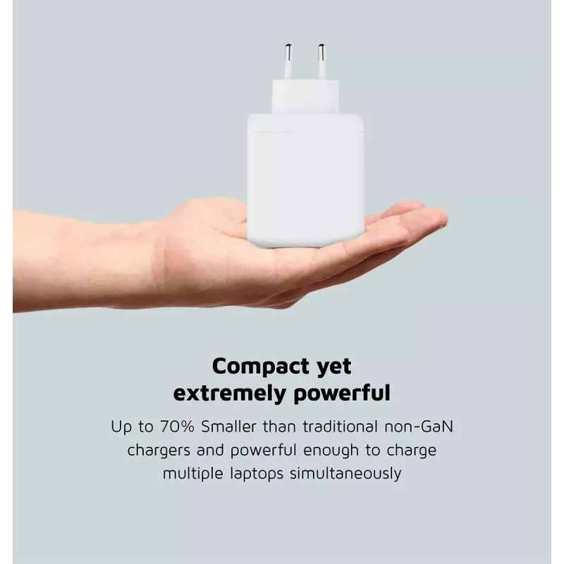 Xtorm 100W GaN² Ultra sieninis įkroviklis su dviem USB-C prievadais