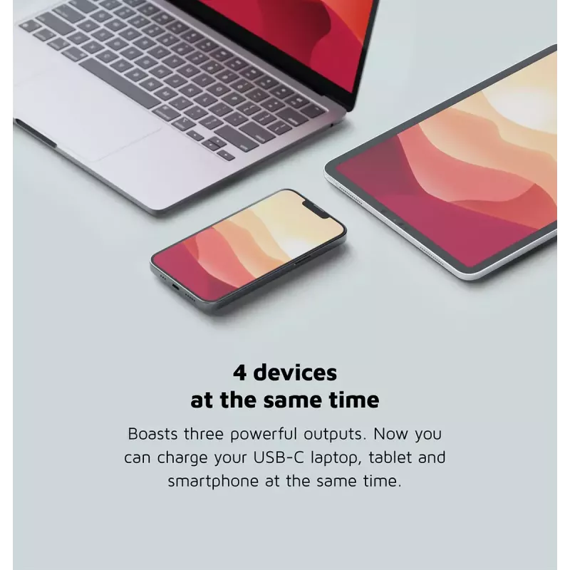 Xtorm 100W GaN² Ultra sieninis įkroviklis su dviem USB-C prievadais