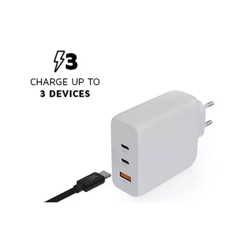 Xtorm 100W GaN² Ultra sieninis įkroviklis su dviem USB-C prievadais