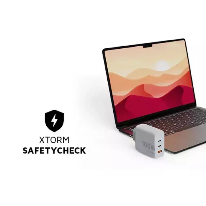 Xtorm 100W GaN² Ultra sieninis įkroviklis su dviem USB-C prievadais