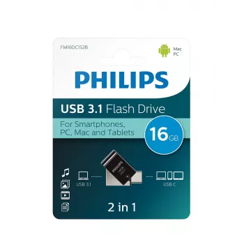 USB atmintukas Philips 16GB USB Type-A 3.2 Gen 1 FM16DC152B/00