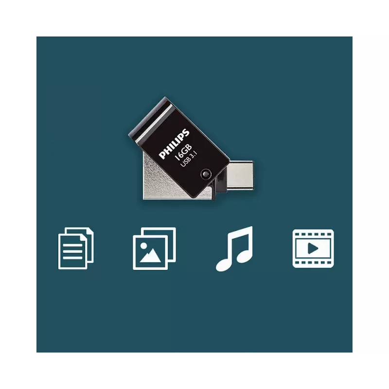 USB atmintukas Philips 16GB USB Type-A 3.2 Gen 1 FM16DC152B/00