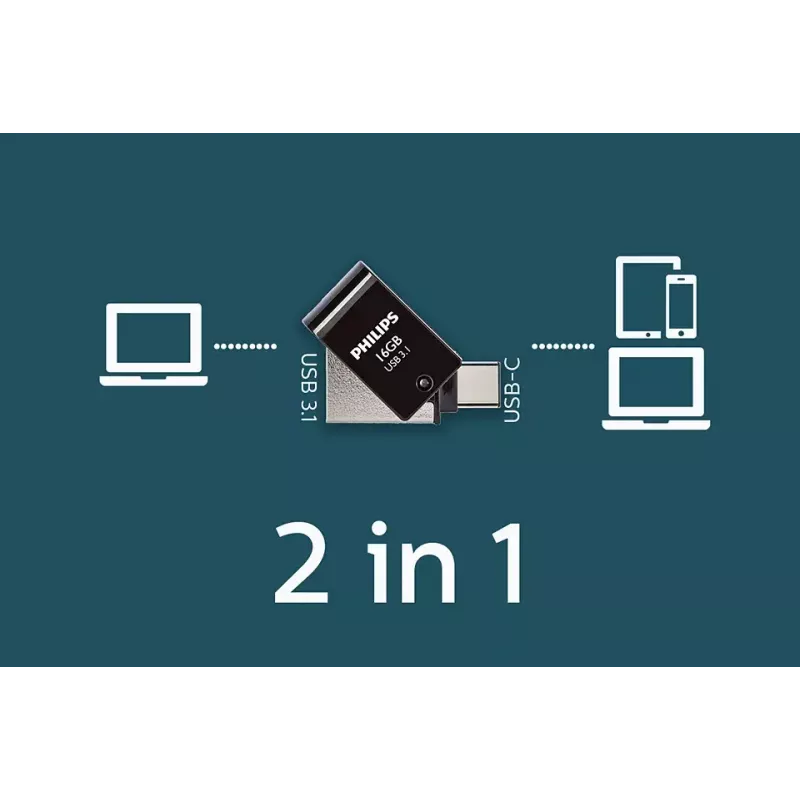 USB atmintukas Philips 16GB USB Type-A 3.2 Gen 1 FM16DC152B/00