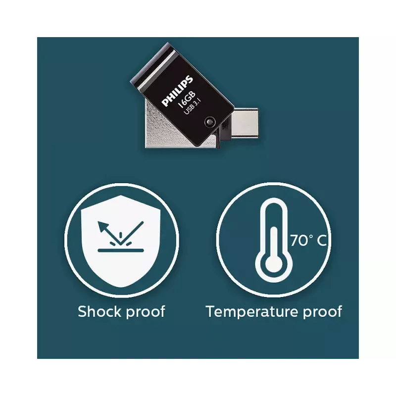 USB atmintukas Philips 16GB USB Type-A 3.2 Gen 1 FM16DC152B/00