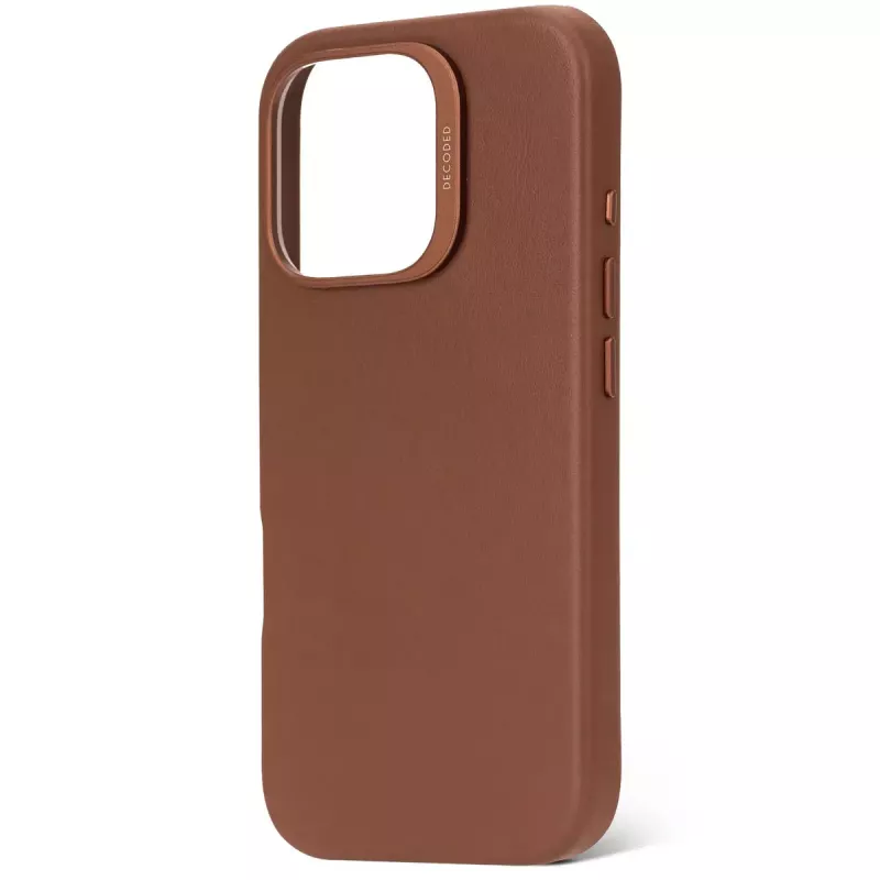 Decoded Leather Case iPhone 16 Pro 6.3 colio Ruda Odelė