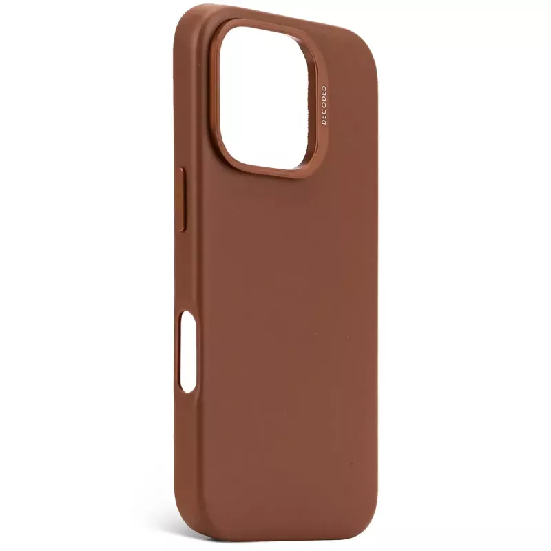 Decoded Leather Case iPhone 16 Pro 6.3 colio Ruda Odelė