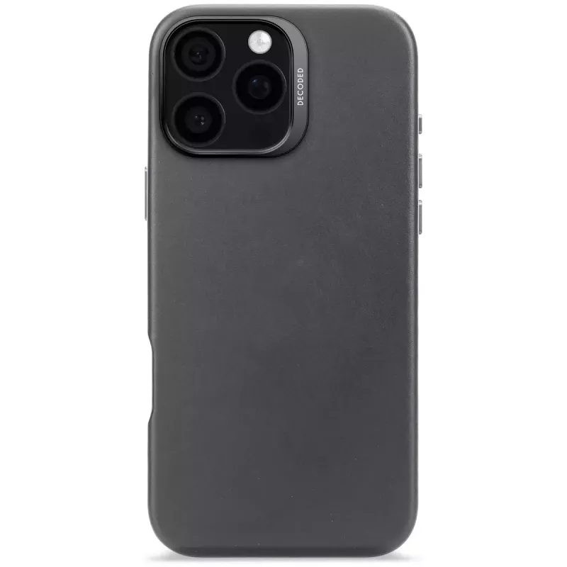 Dėklas iš odos iPhone 16 Pro Max Decoded Leather Case 17,5 cm (6,9 inch) Juodas