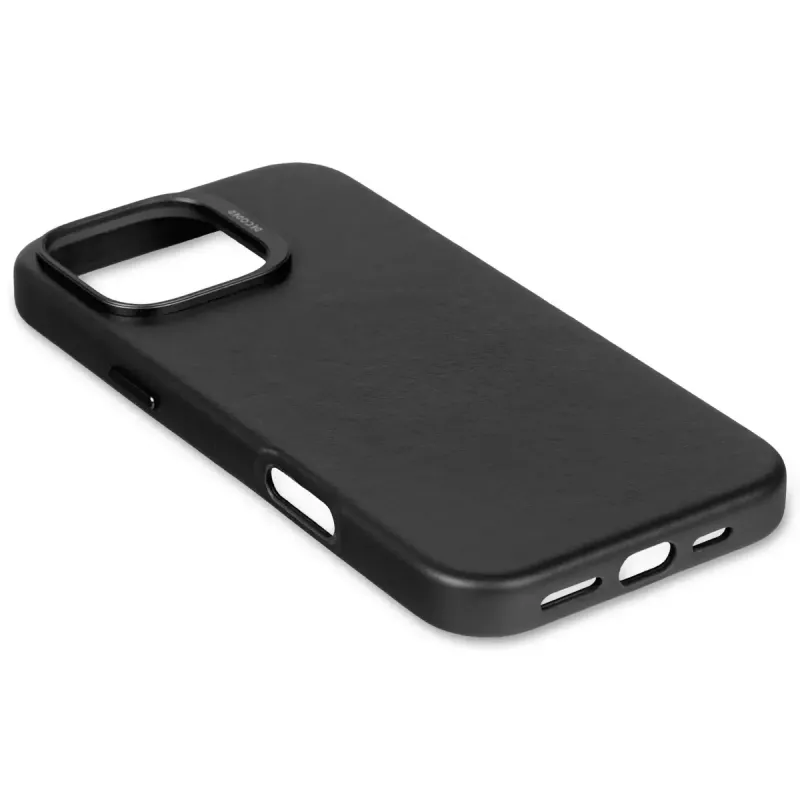 Dėklas iš odos iPhone 16 Pro Max Decoded Leather Case 17,5 cm (6,9 inch) Juodas