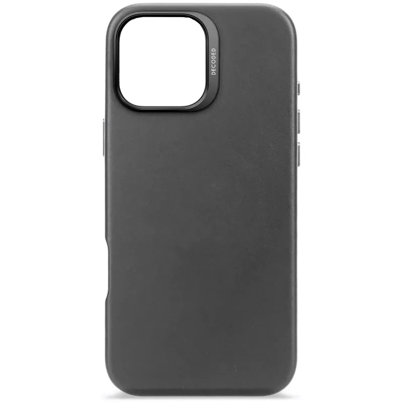 Dėklas iš odos iPhone 16 Pro Max Decoded Leather Case 17,5 cm (6,9 inch) Juodas
