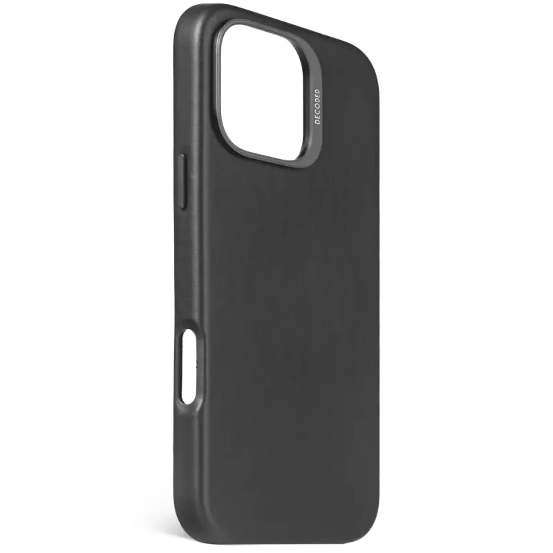 Dėklas iš odos iPhone 16 Pro Max Decoded Leather Case 17,5 cm (6,9 inch) Juodas