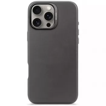 Dėklas iš odos iPhone 16 Pro Max Decoded Leather Case 17,5 cm (6,9 inch) Juodas