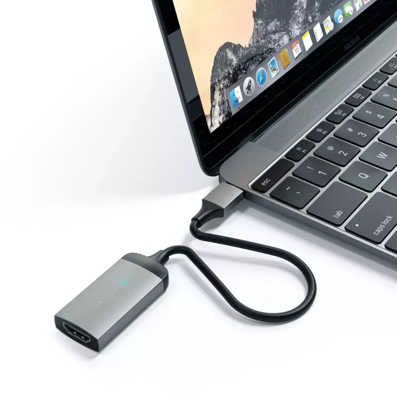 USB grafikos adapteris Satechi ST-TC4KHAM pilkas