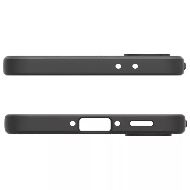 Apsauginis dėklas Spigen Liquid Air Samsung Galaxy A36 5G, matinė juoda