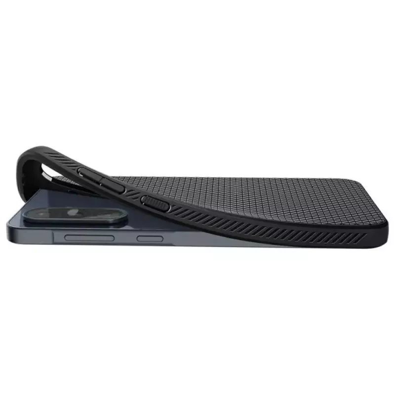 Apsauginis dėklas Spigen Liquid Air Samsung Galaxy A36 5G, matinė juoda