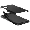Spigen Tough Armor dėklas, skirtas Samsung Galaxy A56 5G — juodas, dviejų sluoksnių apsauginis dangtelis