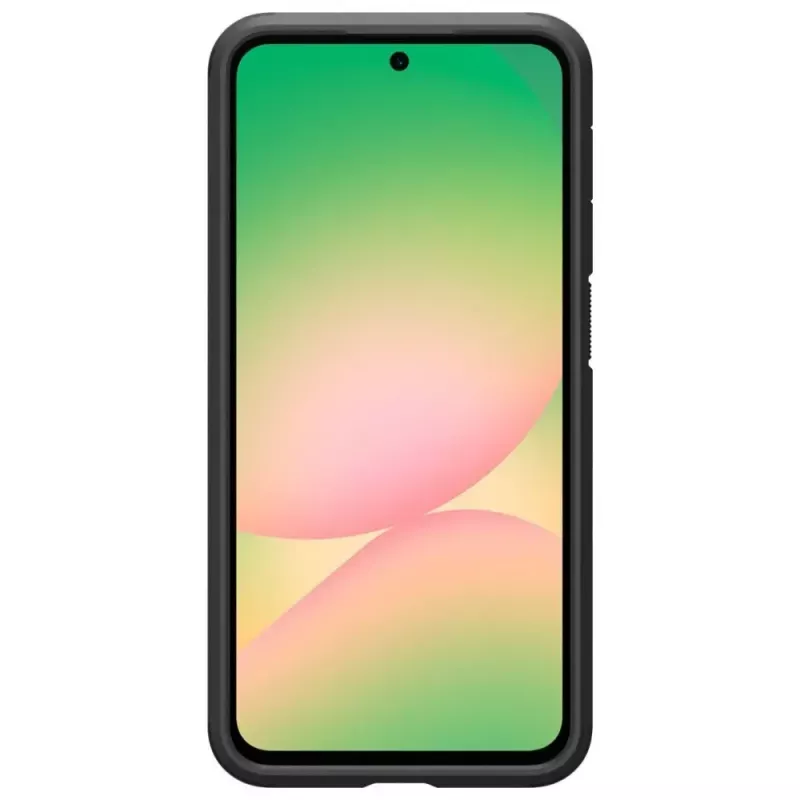 Spigen Tough Armor dėklas, skirtas Samsung Galaxy A56 5G — juodas, dviejų sluoksnių apsauginis dangtelis