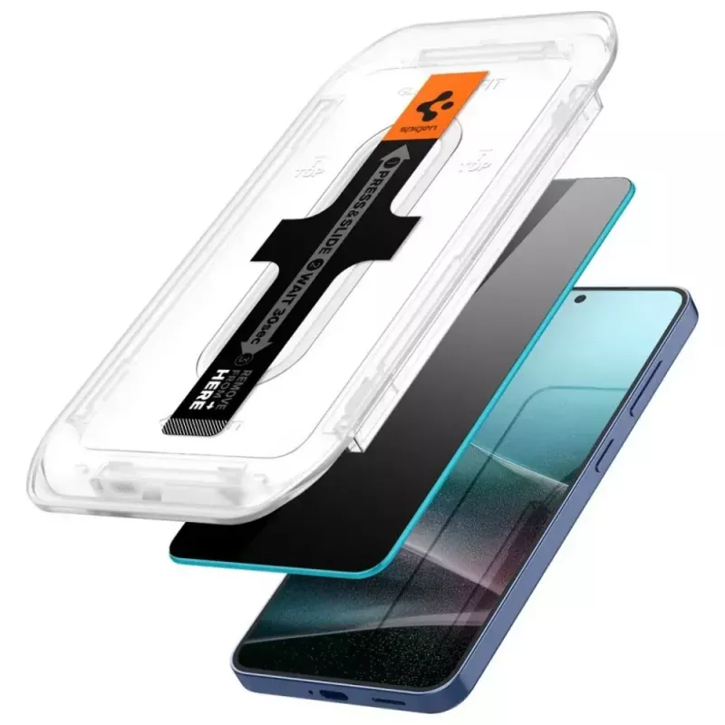 Spigen Glas.TR EZ FIT HD privatumo stiklas Samsung Galaxy S24/S25 — 2 vnt