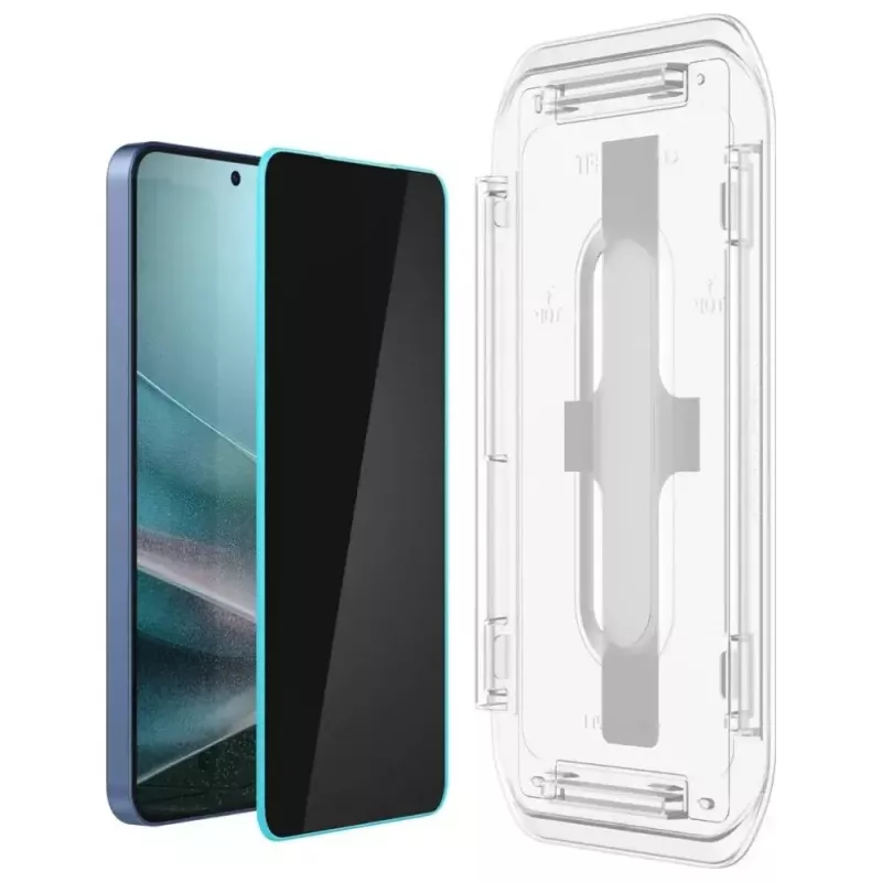 Spigen Glas.TR EZ FIT HD privatumo stiklas Samsung Galaxy S24/S25 — 2 vnt
