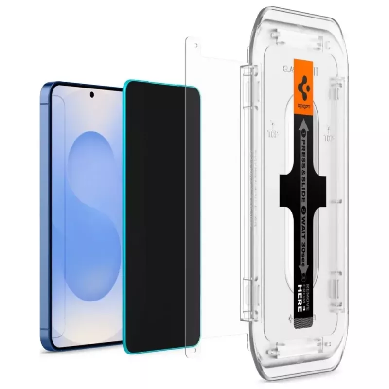 Spigen Glas.TR EZ FIT HD privatumo stiklas Samsung Galaxy S24/S25 — 2 vnt