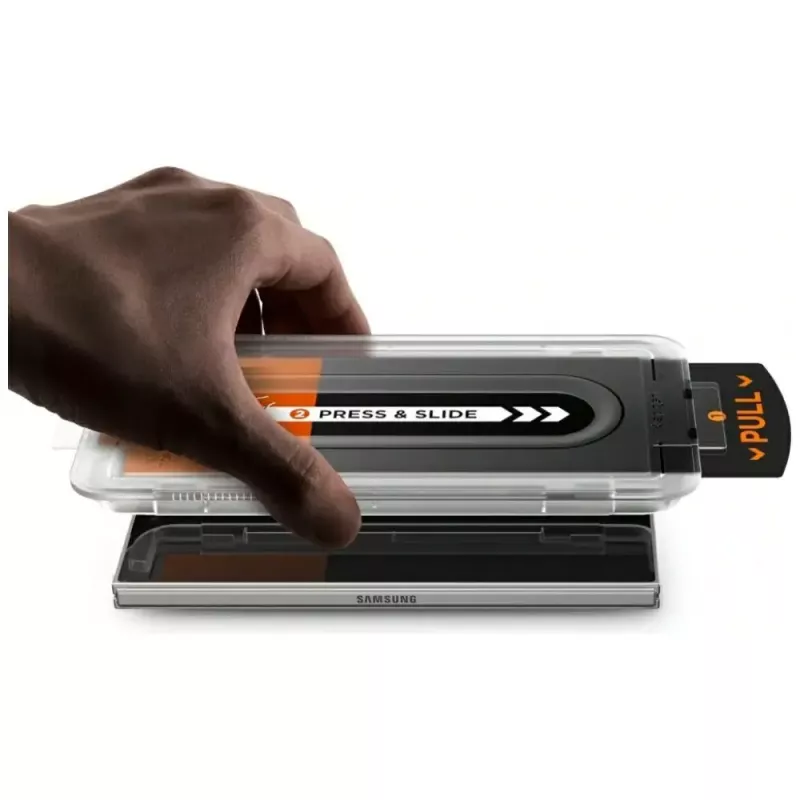 Apsauginis stiklas Spigen Glas.TR EZ FIT Pro, skirtas Samsung Galaxy Z Fold 7 – permatomas, 2 vnt.