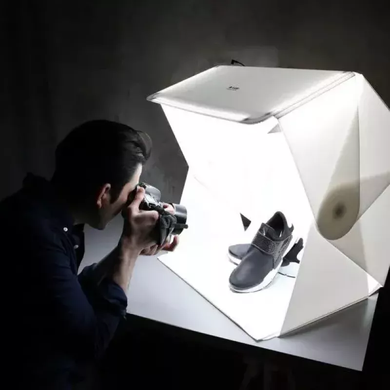 Foto dėžutė Orangemonkie Foldio3 – nešiojamas 25 colių fotostudijos rinkinys