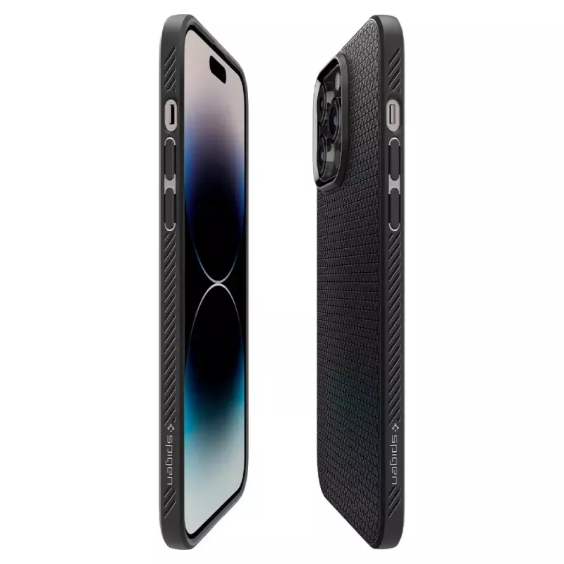 Dėklas Spigen Liquid Air iPhone 14 Pro Max 17 cm Juodas
