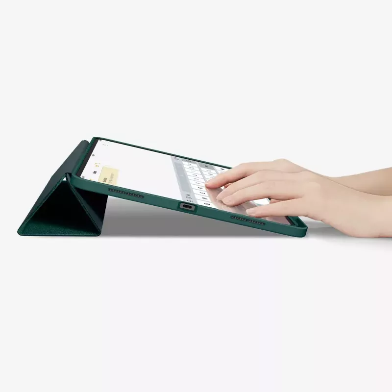 Dėklas Flip Spigen Urban Fit 33 cm (13 col.) iPad Pro 2024 Žalias