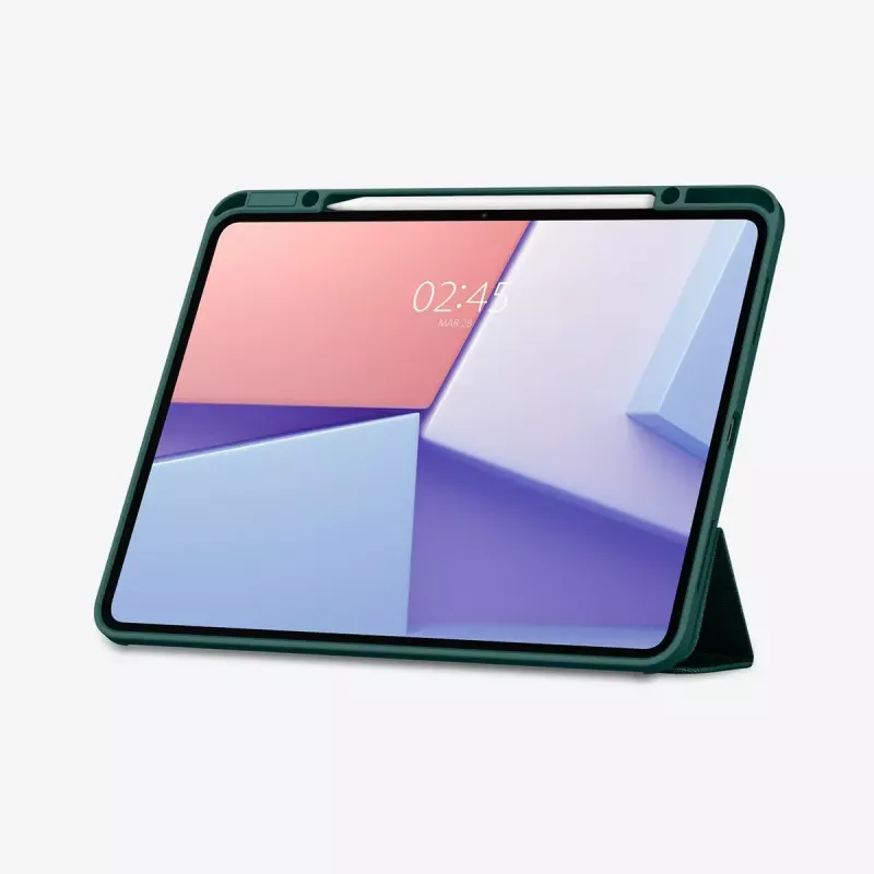Dėklas Flip Spigen Urban Fit 33 cm (13 col.) iPad Pro 2024 Žalias