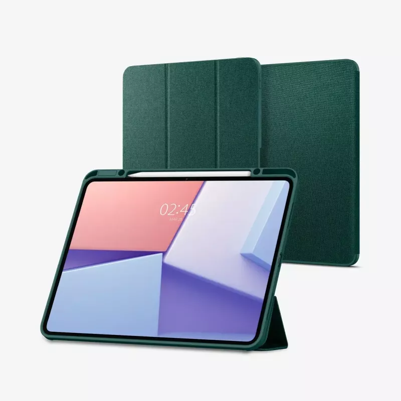 Dėklas Flip Spigen Urban Fit 33 cm (13 col.) iPad Pro 2024 Žalias
