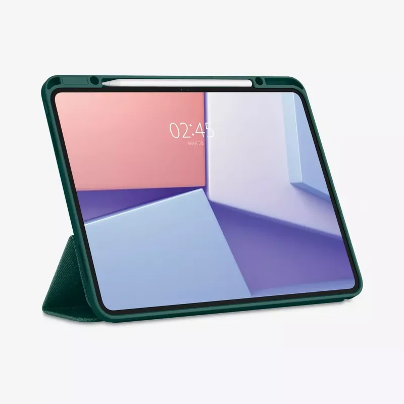 Dėklas Flip Spigen Urban Fit 33 cm (13 col.) iPad Pro 2024 Žalias