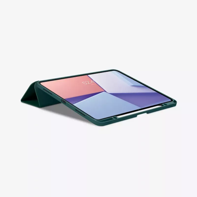 Dėklas Flip Spigen Urban Fit 33 cm (13 col.) iPad Pro 2024 Žalias
