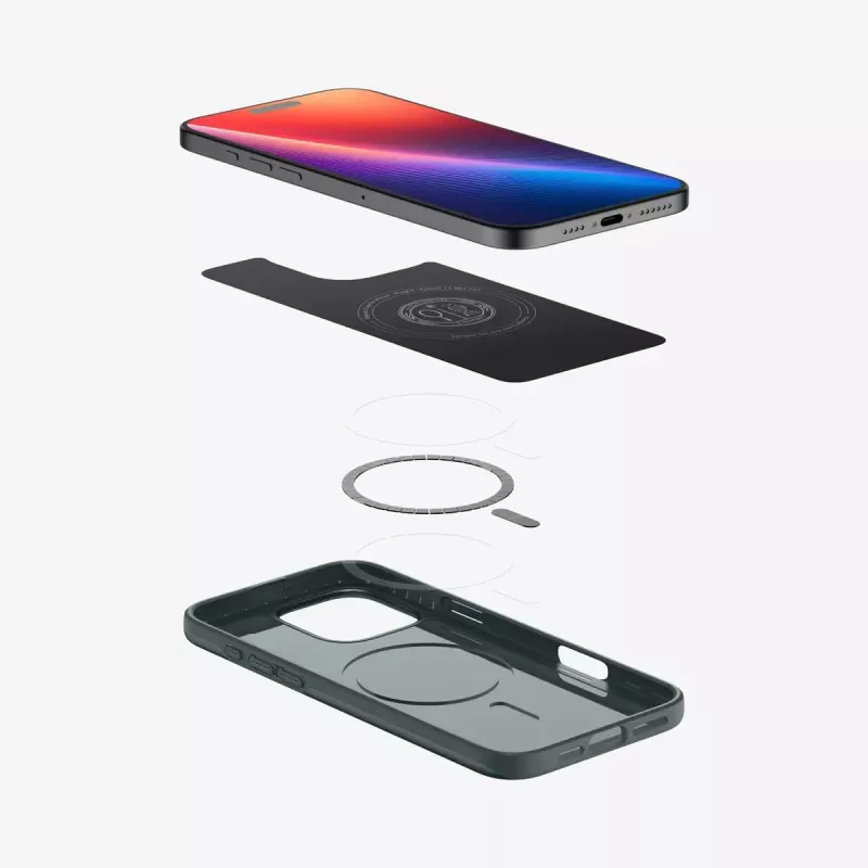 Mobilaus telefono dėklas Spigen iPhone 16 Pro Max žalias