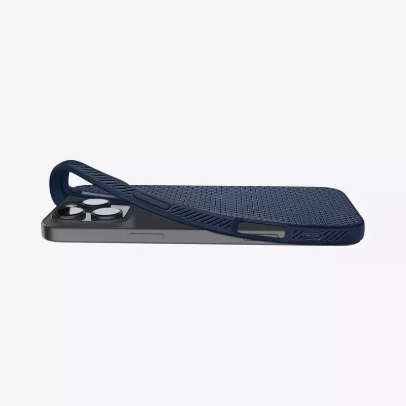 Spigen Liquid Air dėklas iPhone 16 Pro Max, tamsiai mėlynas