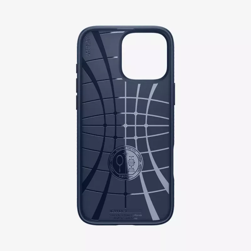 Spigen Liquid Air dėklas iPhone 16 Pro Max, tamsiai mėlynas