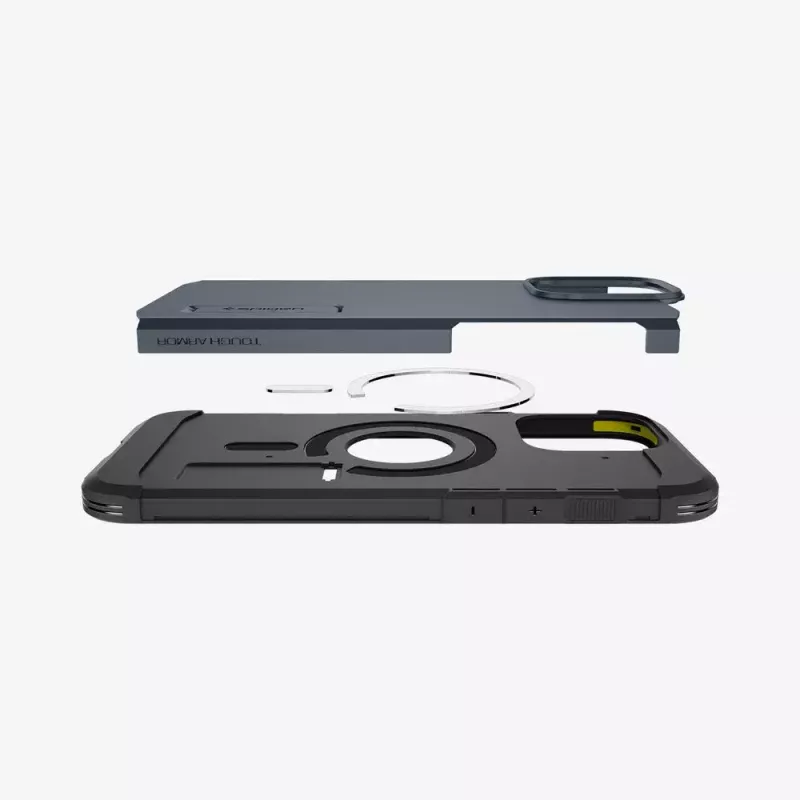 Spigen Tough Armor AI dėklas iPhone 16 Pro Max pilkas