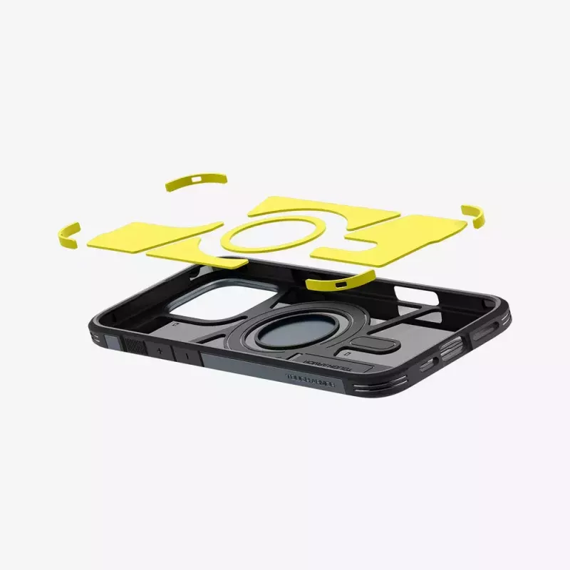 Spigen Tough Armor AI dėklas iPhone 16 Pro Max pilkas