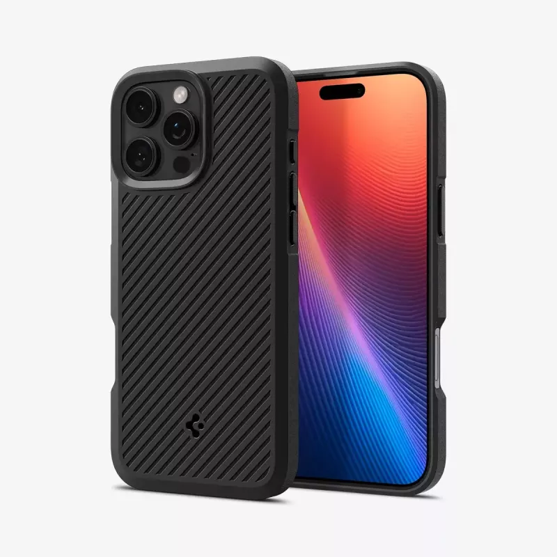 Dėklas Spigen Core Armor iPhone 16 Pro Max 17,5 cm Juodas