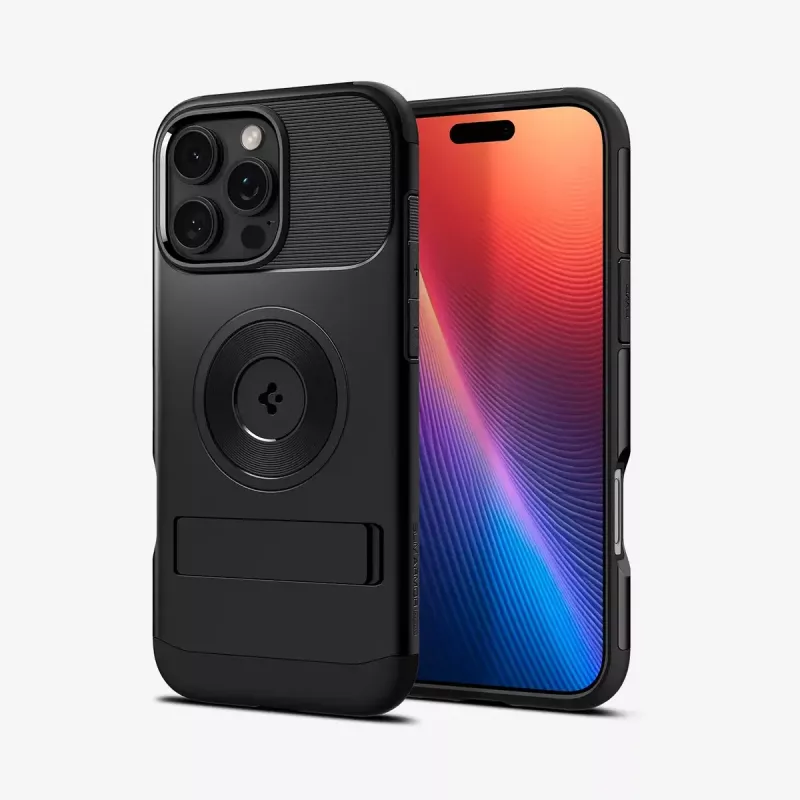 Spigen Slim Armor (MagFit) dėklas iPhone 16 Pro Max juodas 17,5 cm