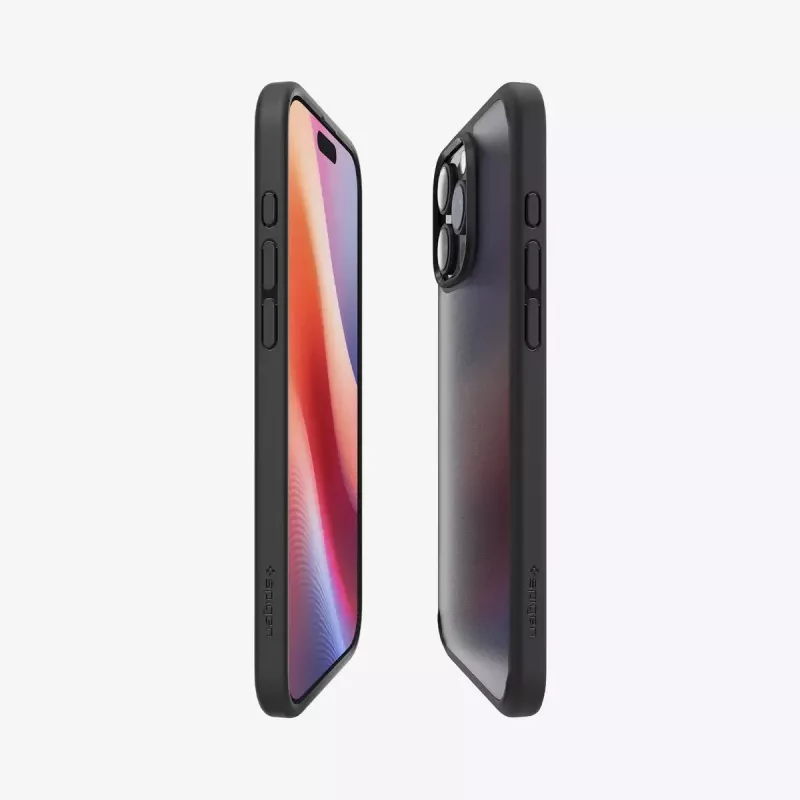 Spigen Ultra Hybrid dėklas iPhone 16 Pro 6,3 colio juodas