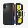 Spigen Tough Armor AI (MagFit) dėklas telefonui Apsauginis Juoda 15.5 cm