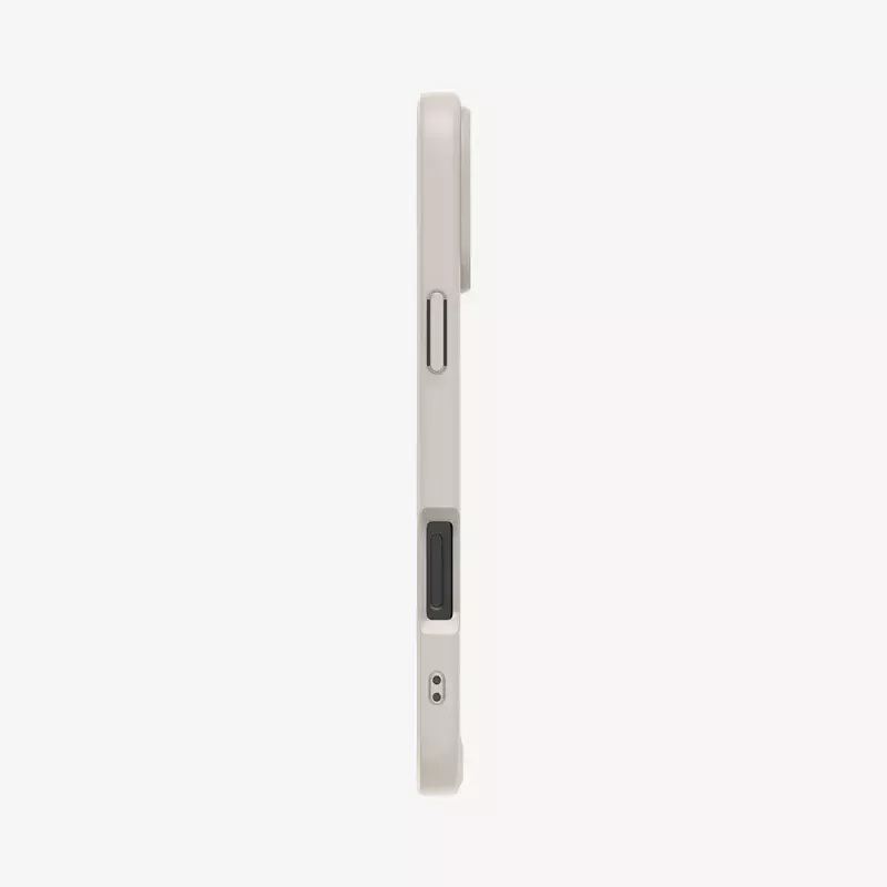 Spigen Ultra Hybrid (MagFit) mobiliojo telefono dėklas – smėlio spalvos permatomas