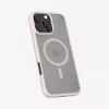 Spigen Ultra Hybrid (MagFit) mobiliojo telefono dėklas – smėlio spalvos permatomas